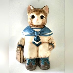 Wilbur Milton cat cookie jar 10.5 inches high